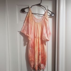 Shoulder Strap Floral Dress size M